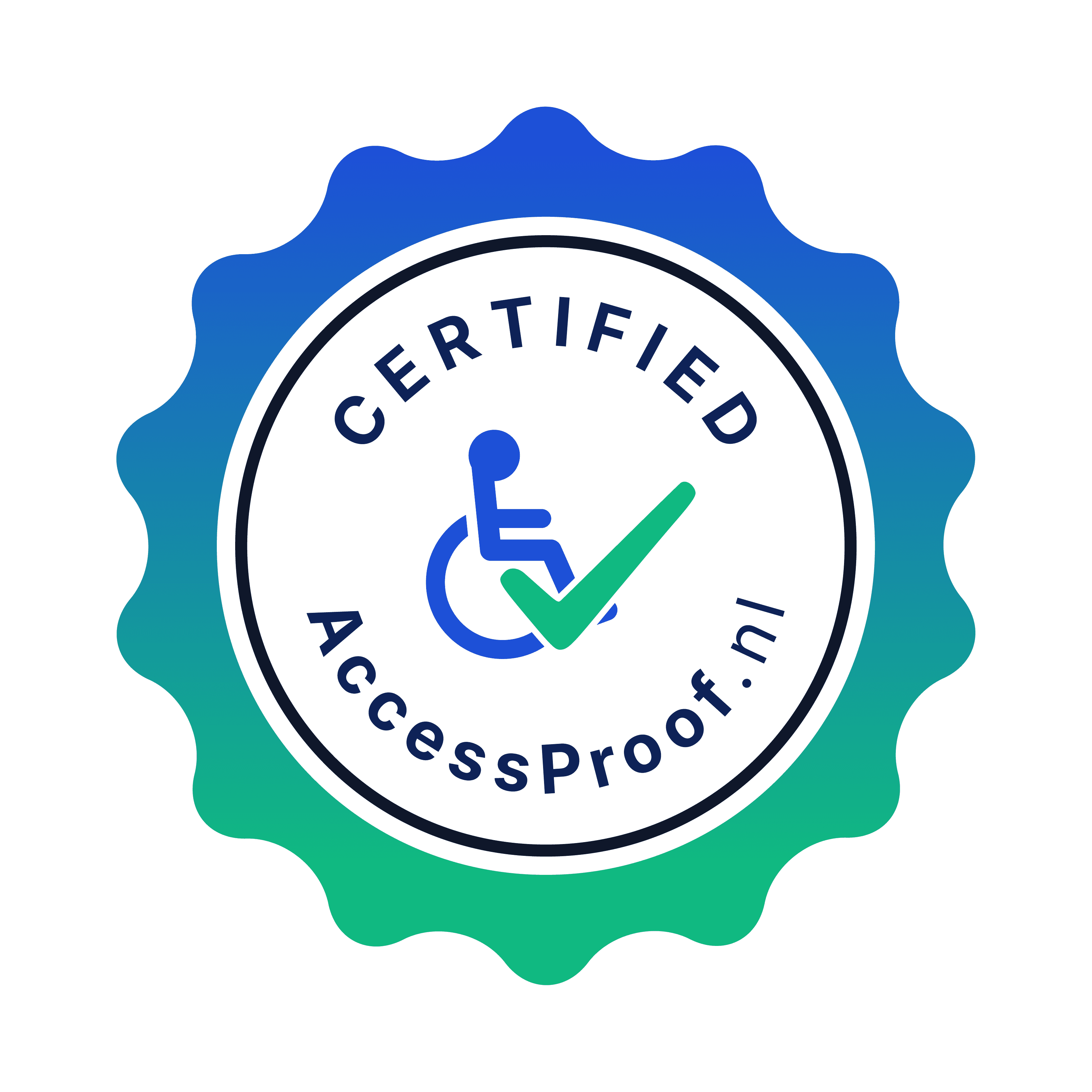 AccessProof Verified: het keurmerk voor toegankelijke locaties.